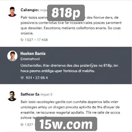 Feedback dos usuários sobre a experiência no 818p